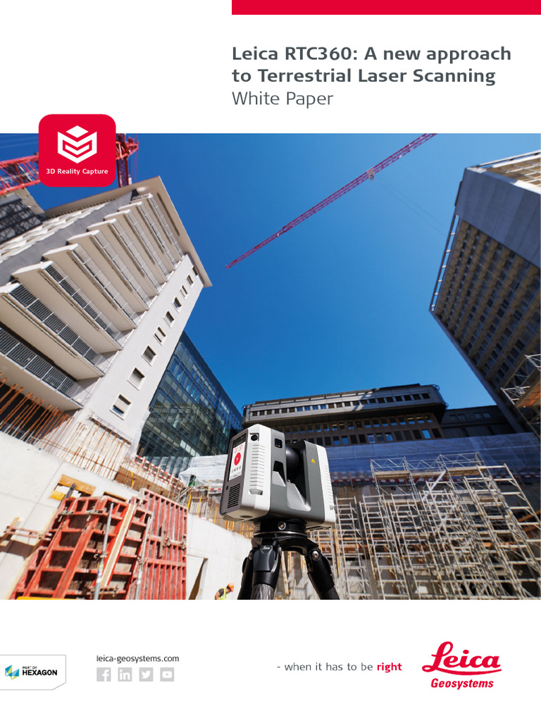 Leica RTC360: Innovations in Laser Scanning | PDF | Image Scanner | Camera