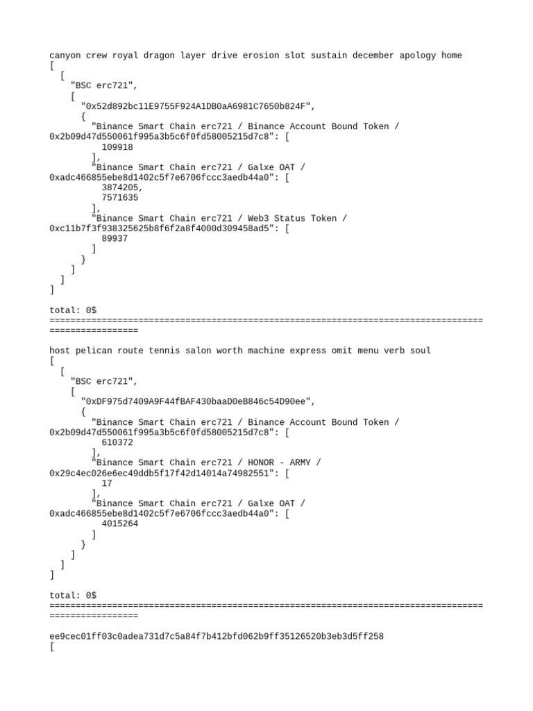 BSC Erc721 Super - Res | PDF | Applications Of Cryptography | Distributed  Computing