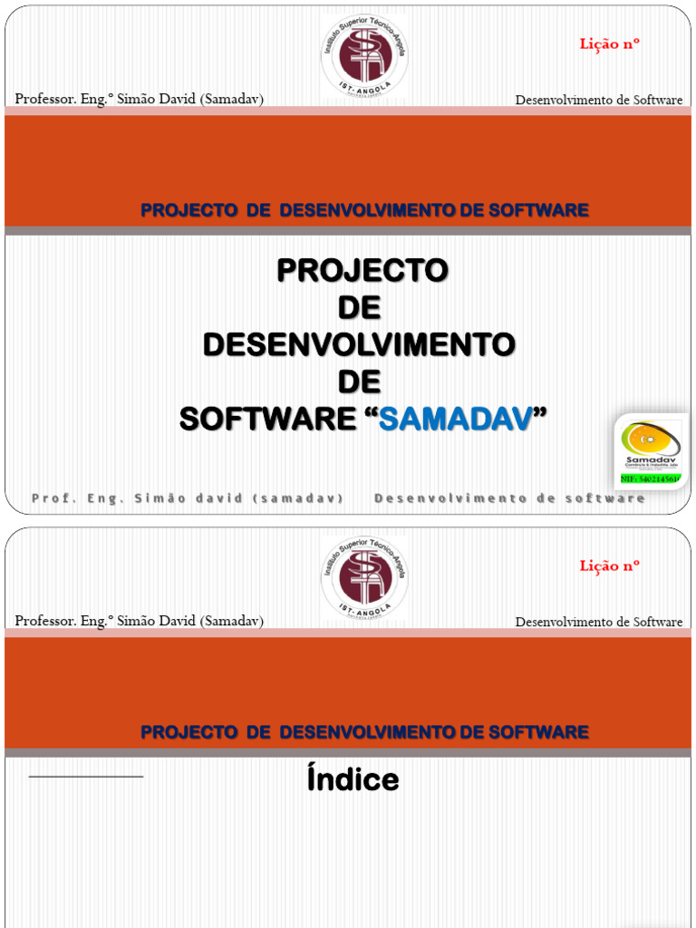 LICAO N. 6 Login Case Use Desenvolvimento de Software | PDF | Programas ...