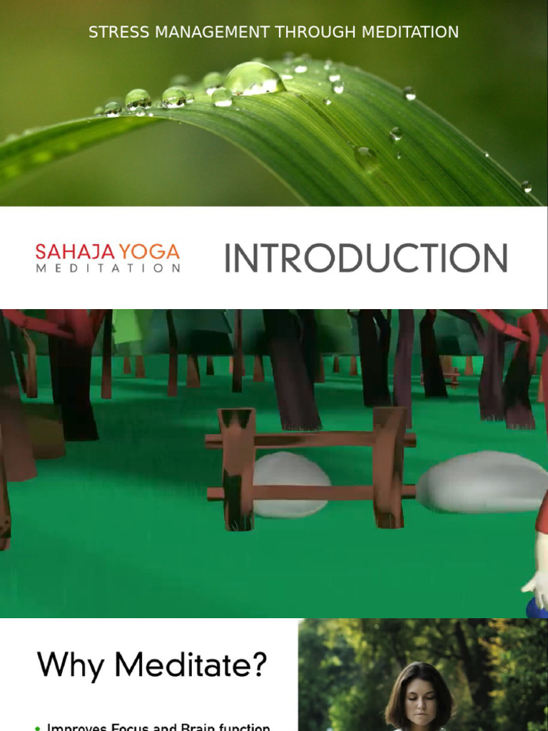Stress Relief via Sahaja Yoga Meditation | PDF