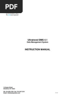 Ultra Trend DMS 4.1 Manual