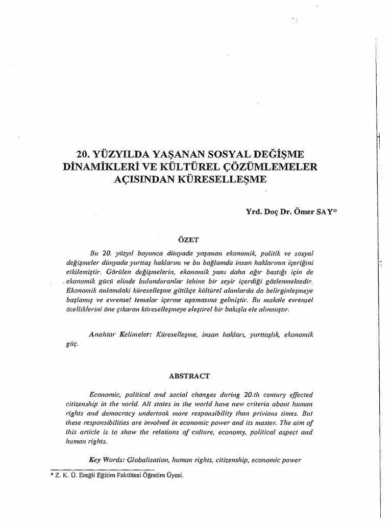 Y - Zy - Lda Ya - Anan Sosyal de - I - Me Dinamikleri Ve K - LT - Rel ...