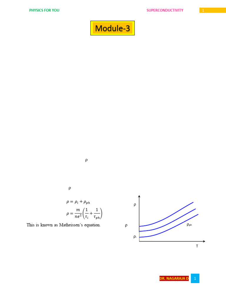 Superconductivity For Students | PDF | Superconductivity | Electrical ...