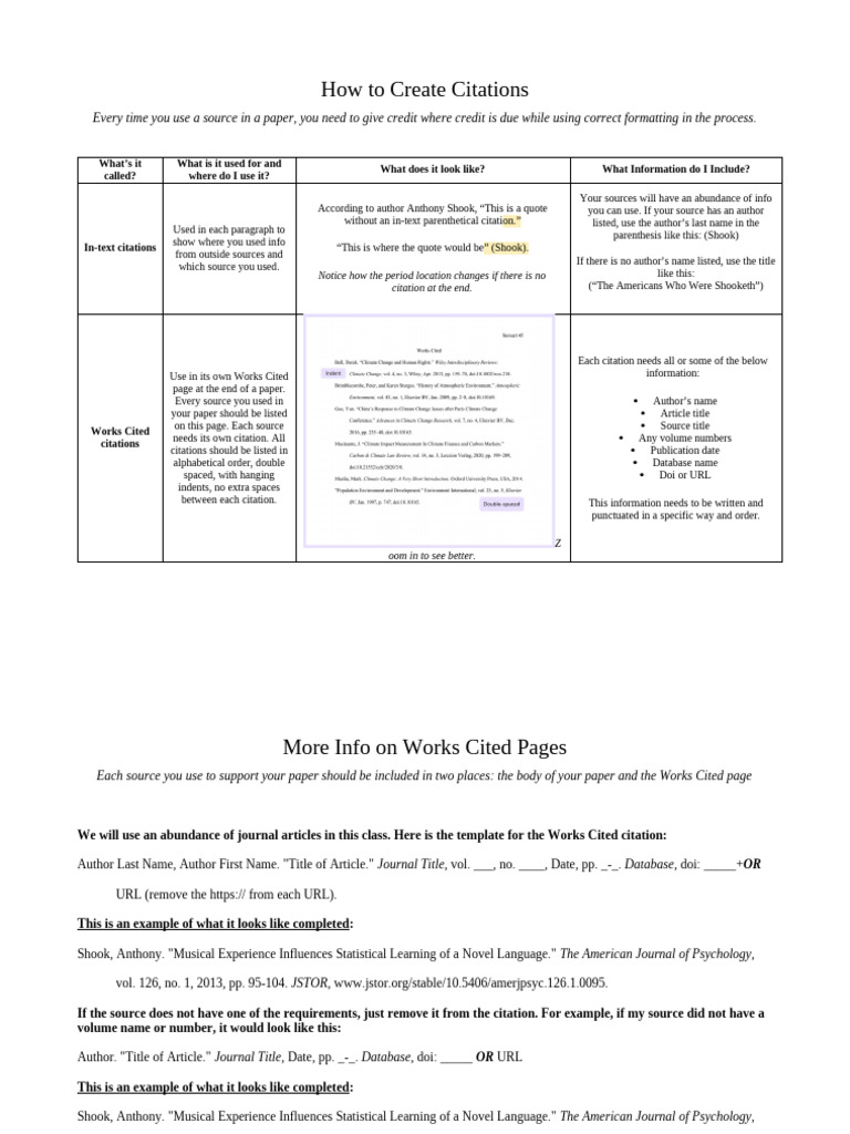 How to Create Citations | PDF | Citation | Digital Object Identifier