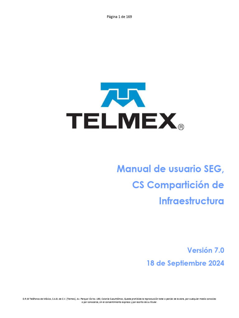Manual de Usuario SEG para Infraestructura | PDF | Contraseña ...