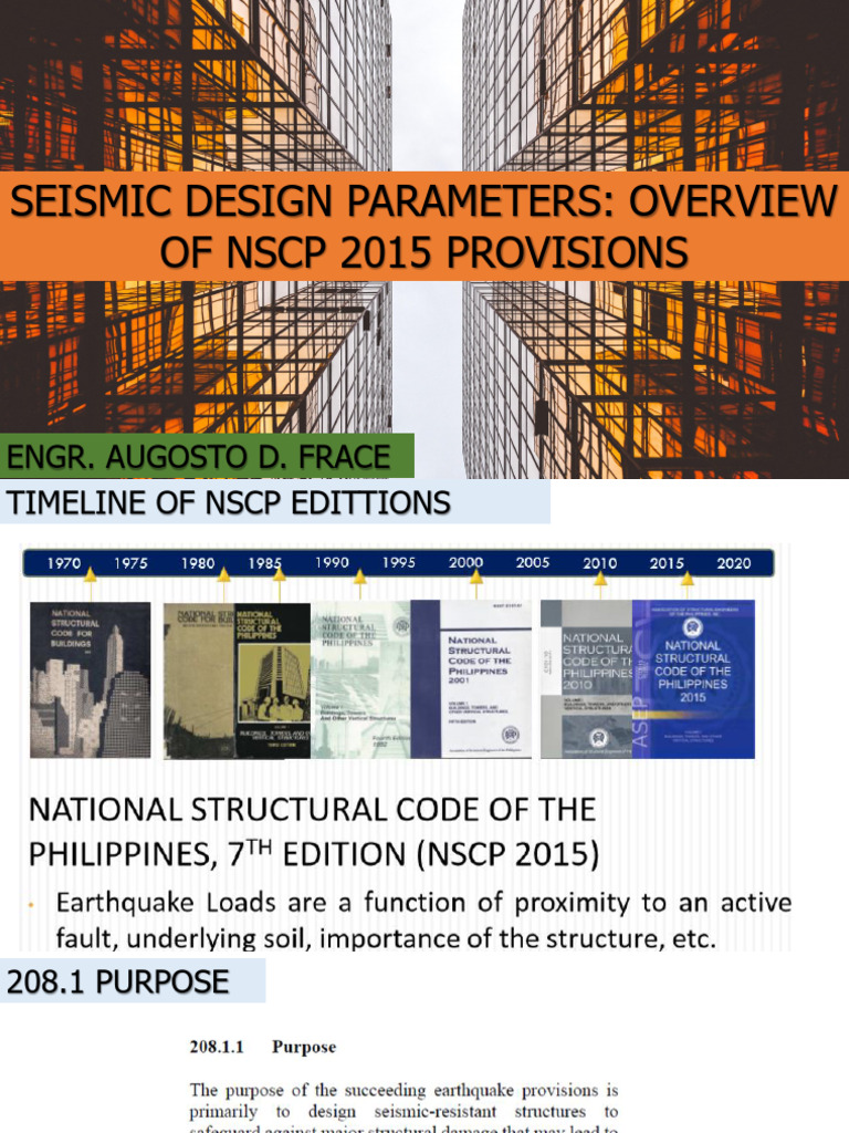 Seismic Design Parameters CLMEV | PDF | Earthquake Engineering | Seismology