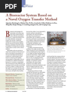 A Bio Reactor System Based on a Novel Oxygen Transfer Method