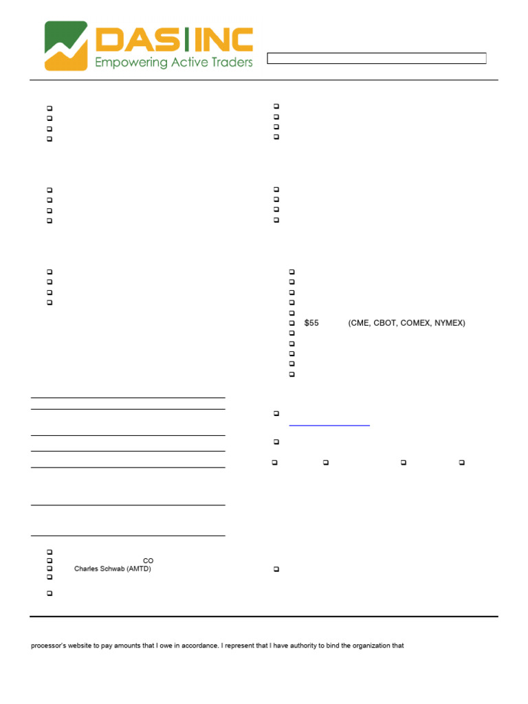 Non-Pro Trader Subscription Form | PDF | New York Mercantile Exchange ...