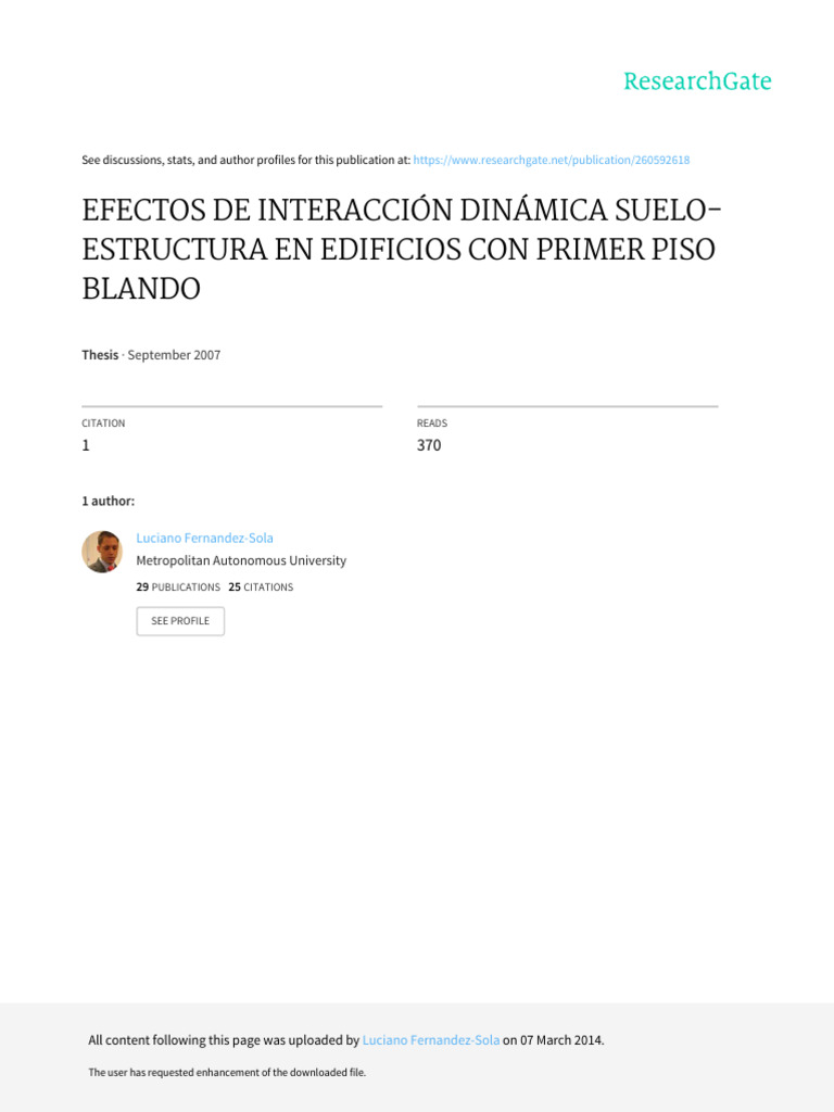 Interacción Dinámica Suelo-Estructura | PDF | Rigidez | Olas