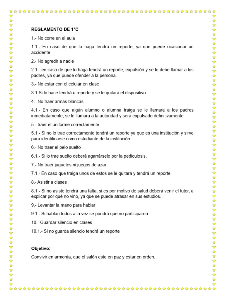 Reglamento de 1 | PDF