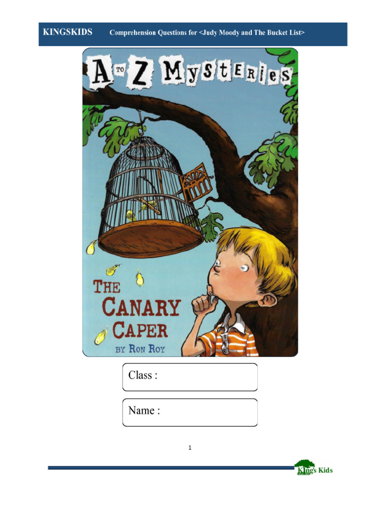 The Canary Caper Activities Guide | PDF