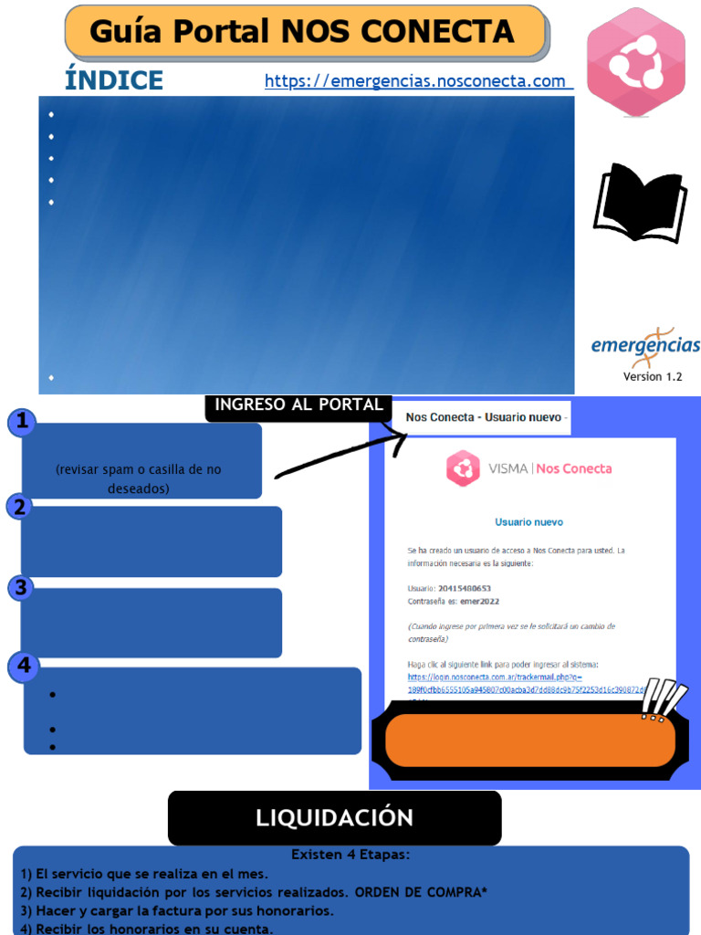 Guía de Uso del Portal NOS CONECTA | PDF | Contraseña