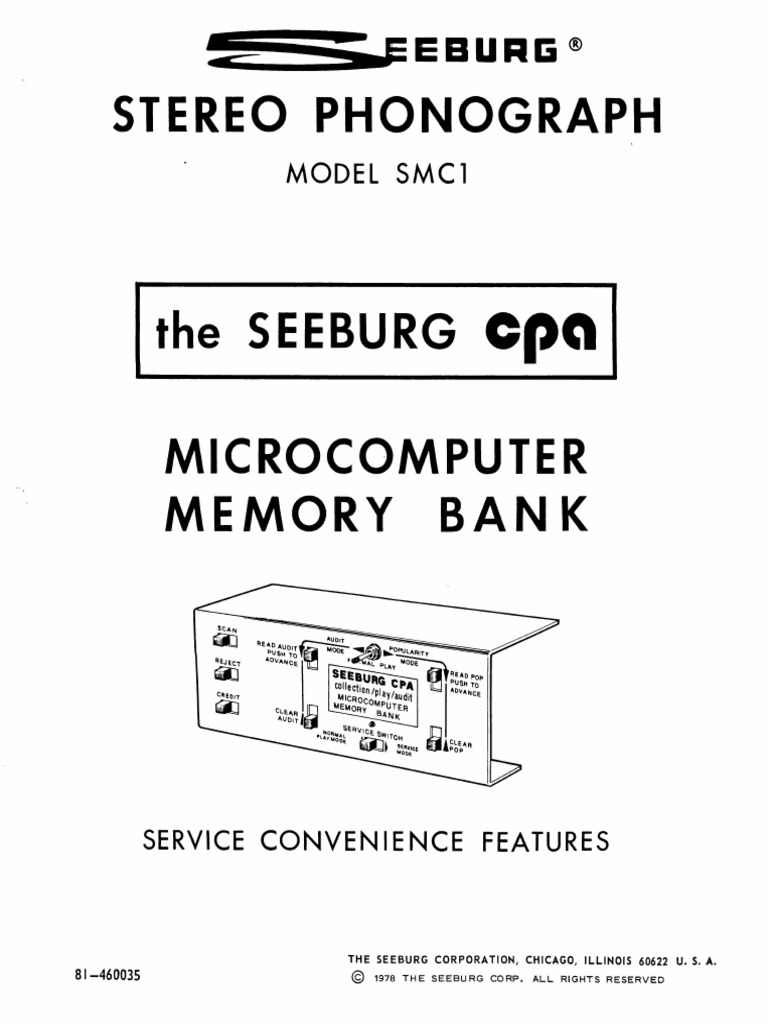 Seeburg SMC1 Micro Computer Memory Bank | PDF