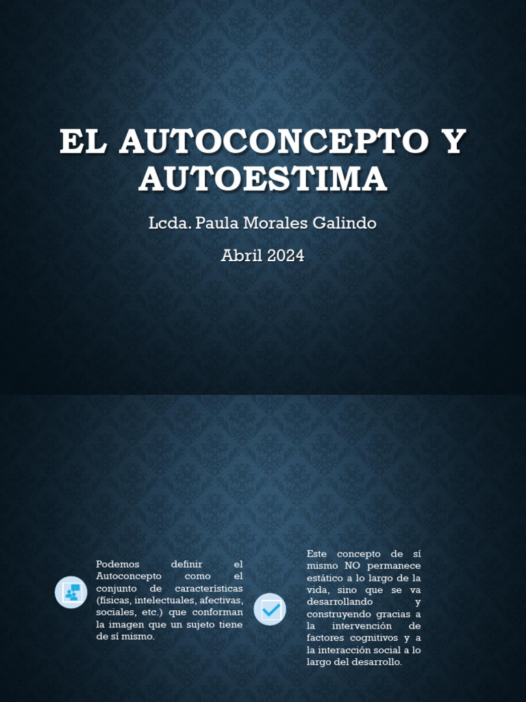 Autoconcepto y autoestima: claves esenciales | PDF | Autoestima ...
