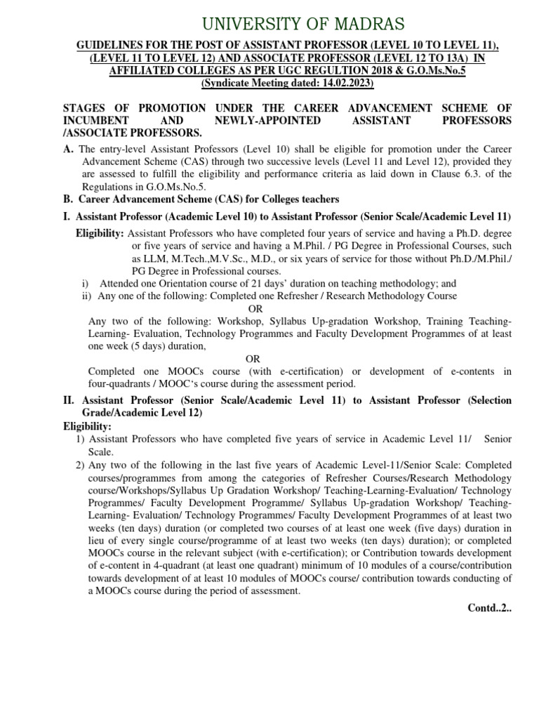 Associate Professor Guideline | PDF | Doctor Of Philosophy | Massive ...
