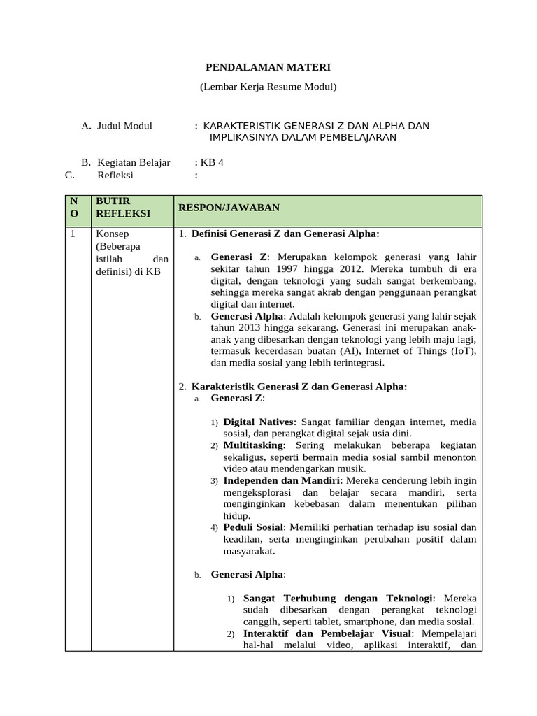 Resume Modul 8 KB 4 | PDF