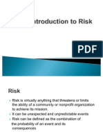 Introduction To Risk (Rohit Bansal