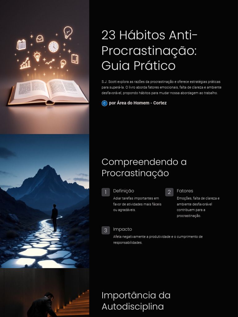 23 Habitos Anti Procrastinacao Guia Pratico Pdf Procrastinação