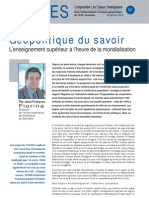 Géopolitique Du Savoir - Note D'analyse Géopolitique N°52
