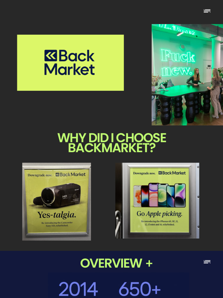 Backmarket's Sustainable Tech Strategy | PDF