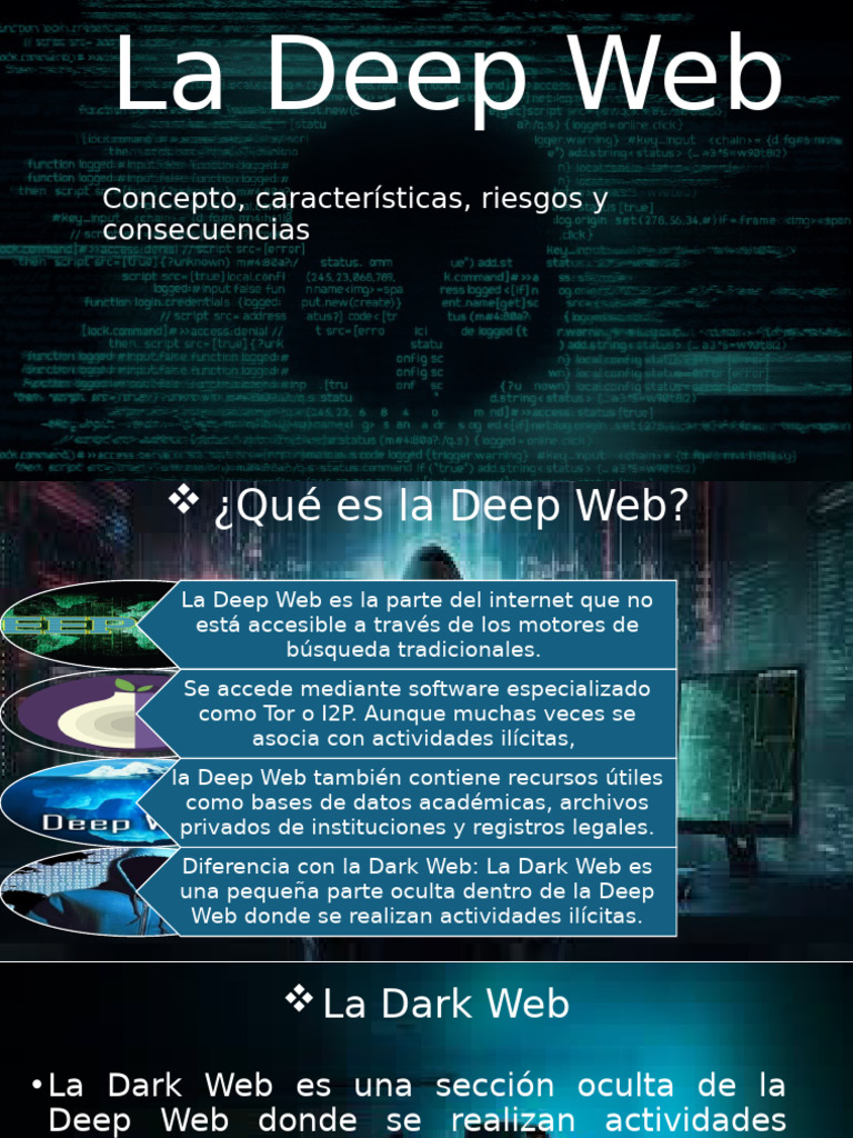 Guía sobre la Deep Web y sus riesgos | PDF | Derechos digitales ...