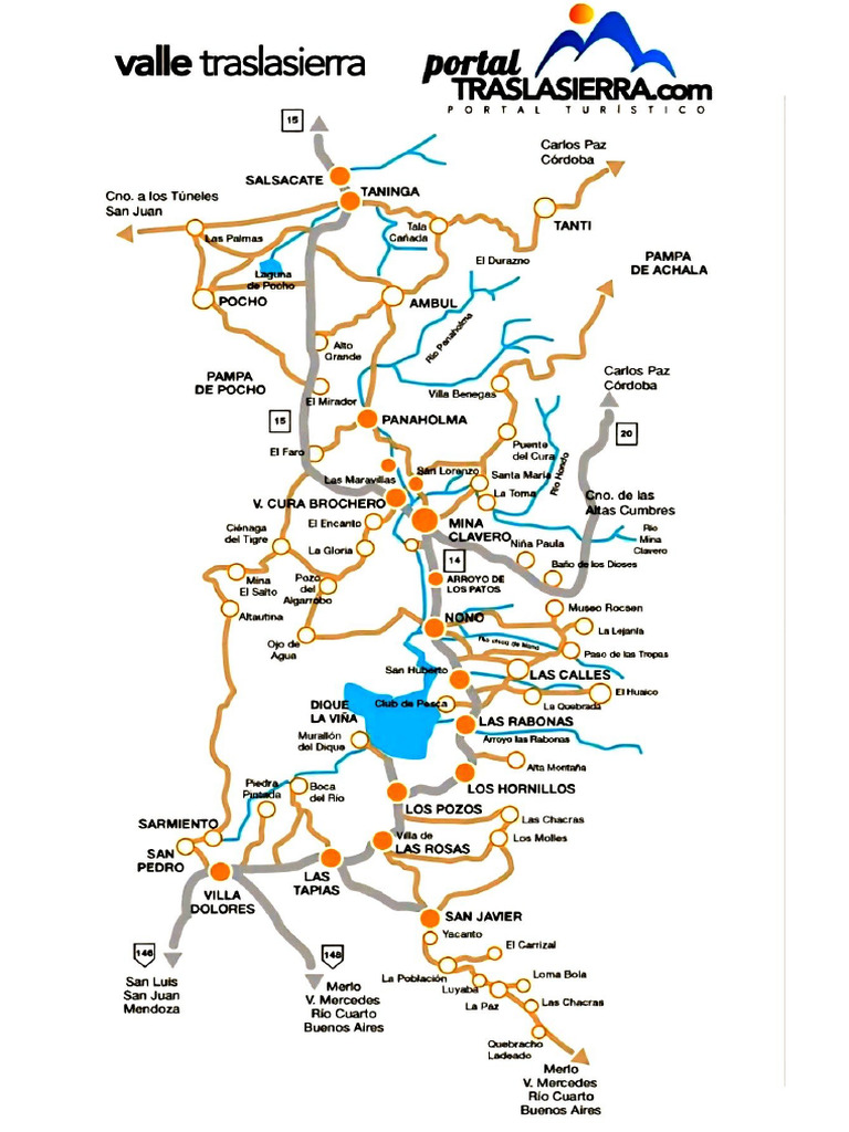 Mapa de Traslasierra | PDF