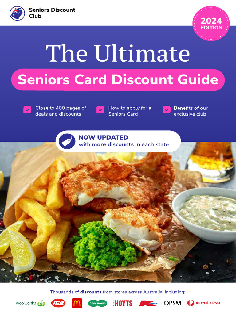 SDC-2024-Seniors Card Discount Guide | PDF | New South Wales | Queensland