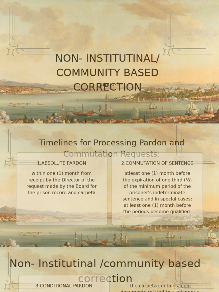 Community-Based Correction Guidelines | PDF | Parole | Pardon