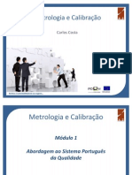 Metrologia e Calibração: Sistema Português da Qualidade