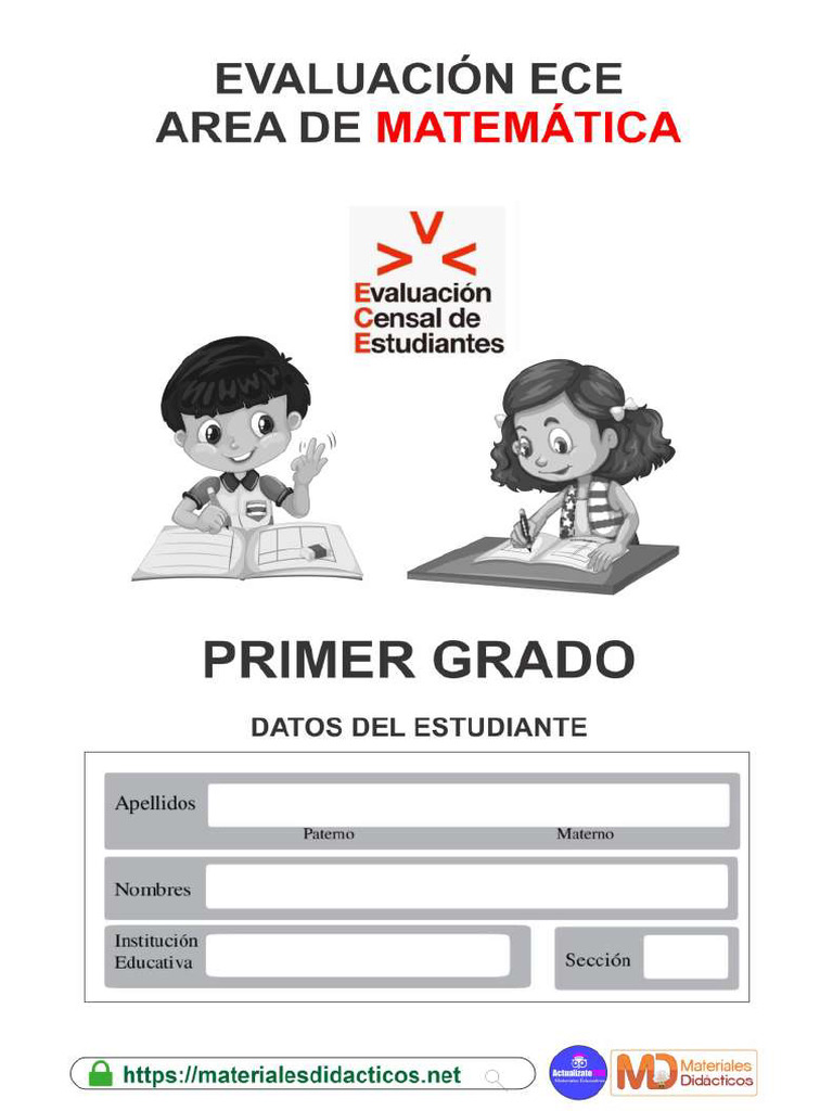 1° Evaluación Ece Area de Matemática | PDF