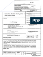 D.R. Kassoy- Combustion Coupled Flow Dynamics in Solid Rocket Motors