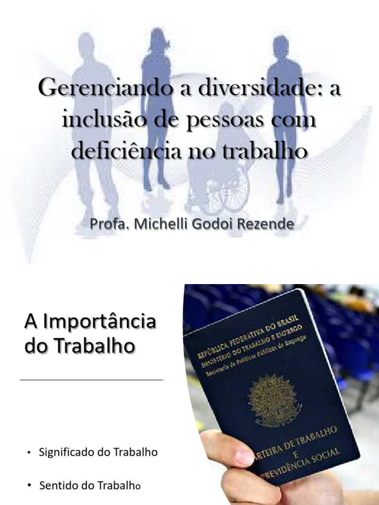 Inclusão de PCD | PDF | Acessibilidade | Deficiência