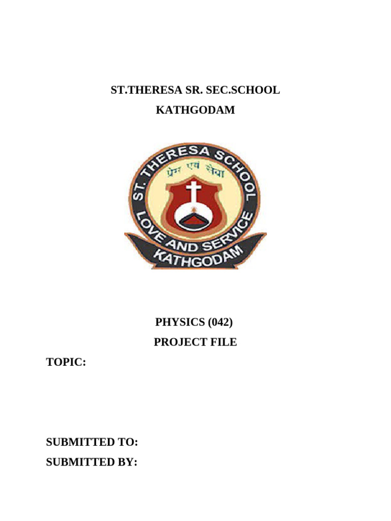Physics Project | PDF