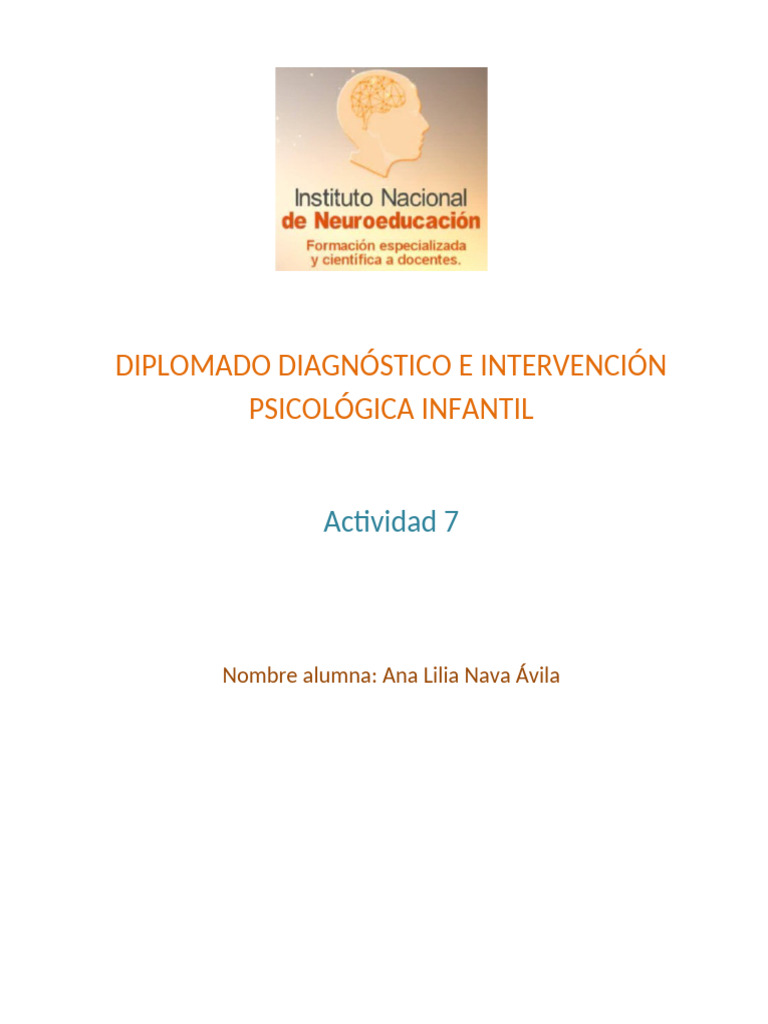 Actividad 7 | PDF | Las emociones | Aprendizaje