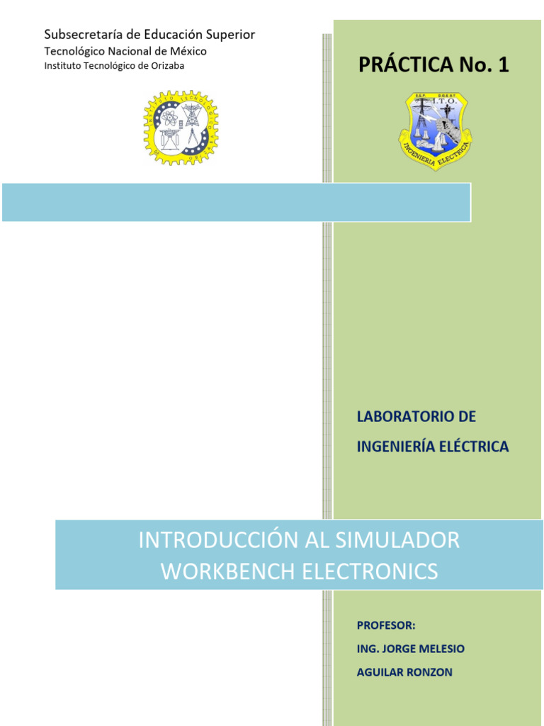 Introducción a Workbench Electronics | PDF | Electrónica | Red eléctrica