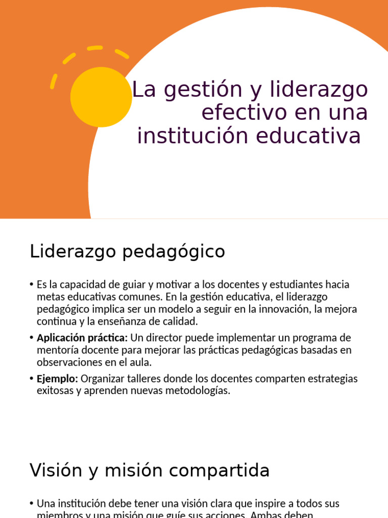 Liderazgo y gestión en educación efectiva | PDF | Enseñando | Liderazgo