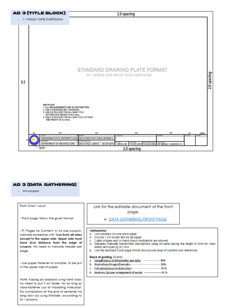 Archi 2B Requirements Formats 1 | PDF