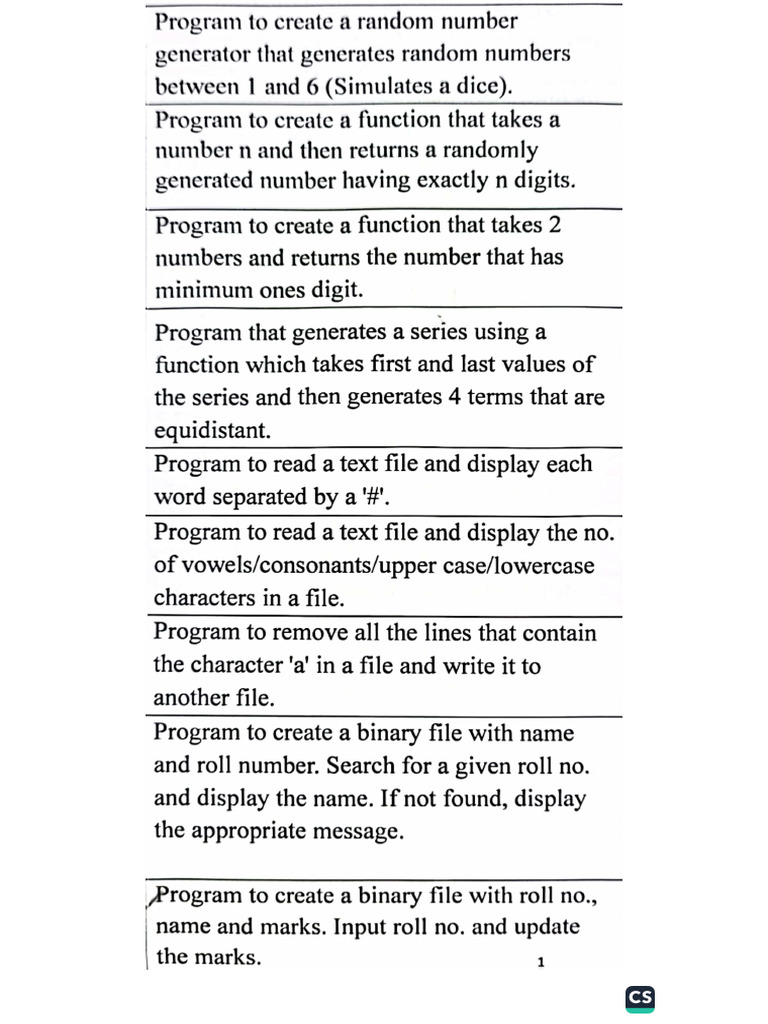 Mock Practical Python Questions | PDF