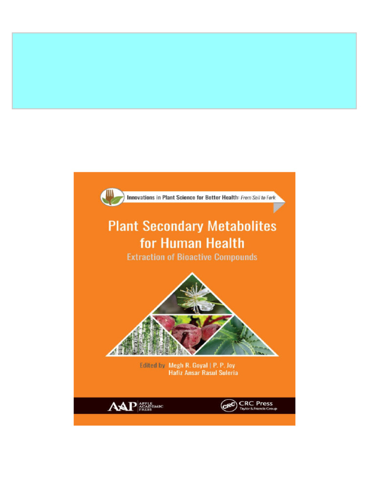 Instant download plant secondary metabolites for human health