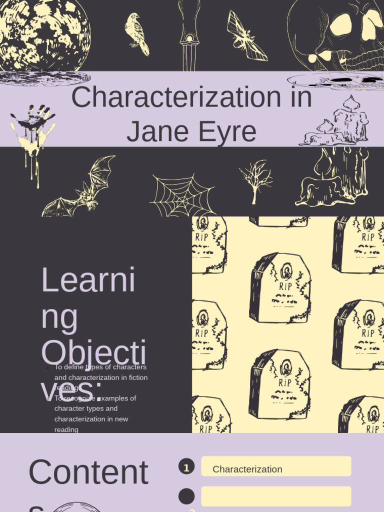Characterization Types in Jane Eyre | PDF | Jane Eyre