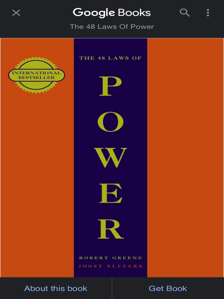 The 48 laws of power robert greene google books pdf
