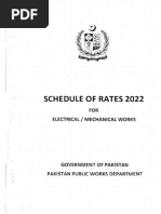 Pak PWD Schedule of Rates 2022 (Building, Road & PH Works) | PDF