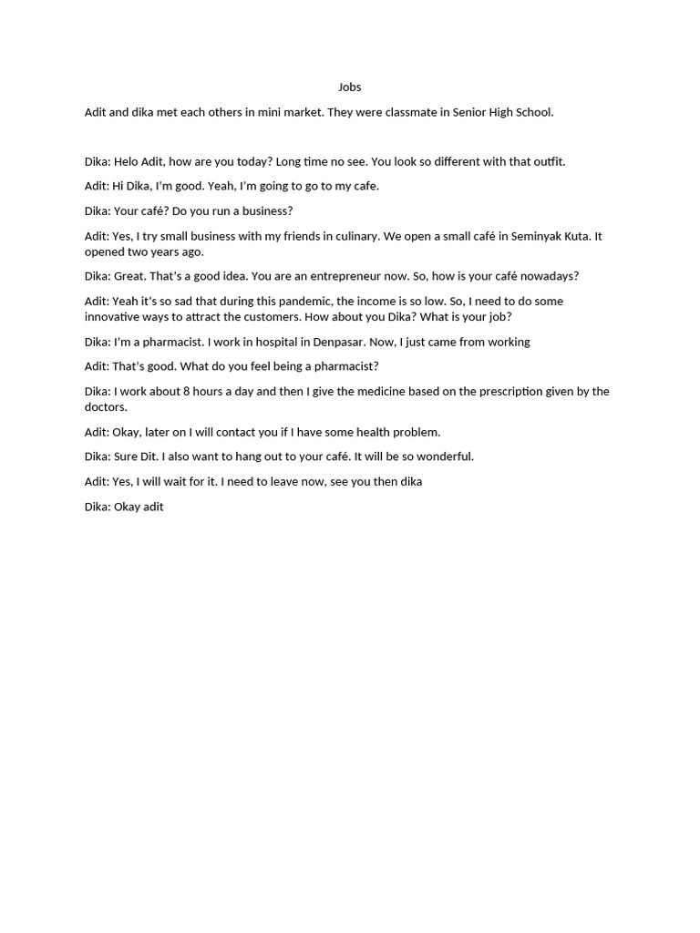 Jobs | PDF