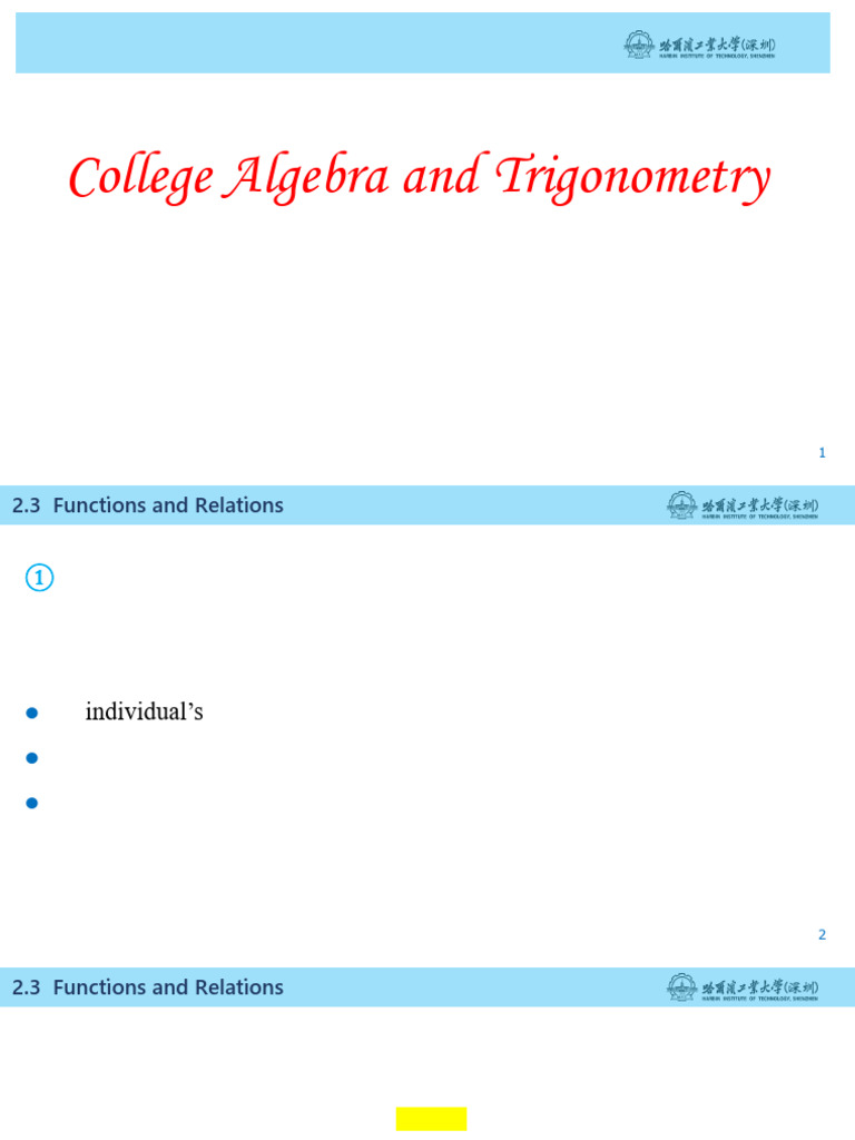 PreCalculus 2.3-2.4 - 20241021 | PDF | Function (Mathematics) | Mathematics