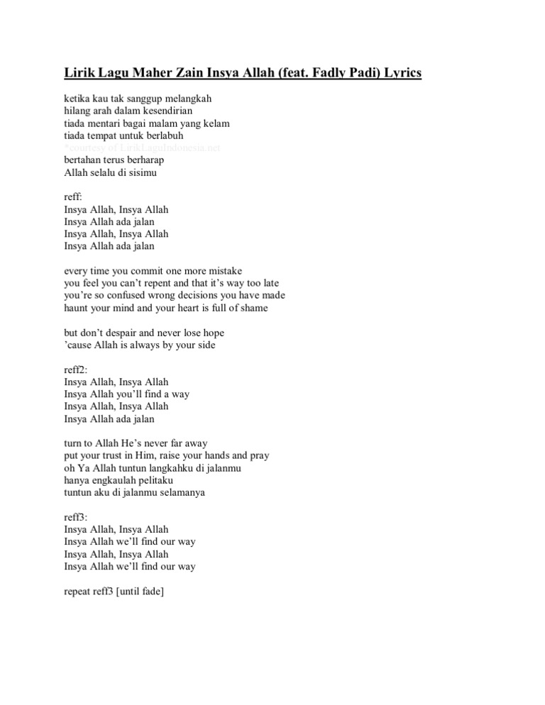 Lirik Lagu By Your Side Arsia Lirik