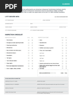 UBER Inspection Form PDF | PDF