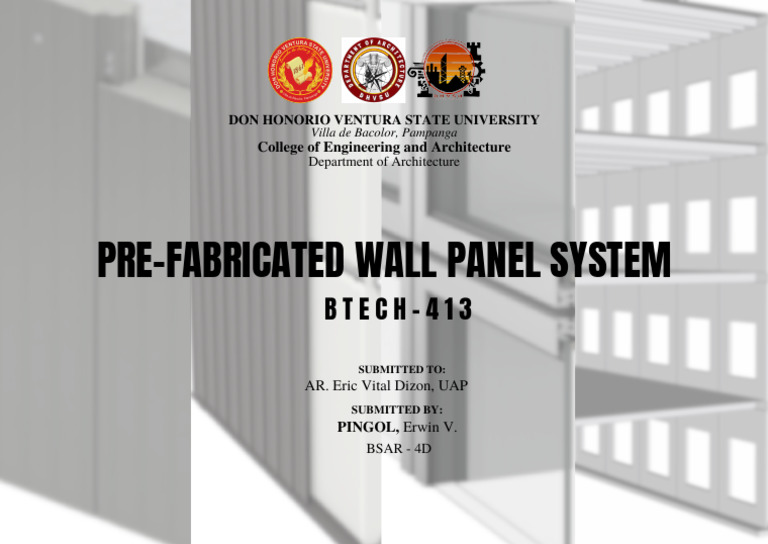 Pre-Fabricated Wall Panel System Project | PDF