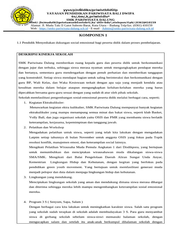 Komponen 1 | PDF