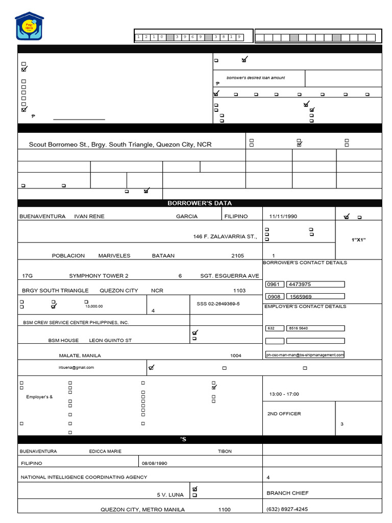 Housing Loan Application Form | PDF | Loans | Mortgages