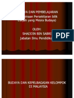 Budaya Dan Pembelajaran